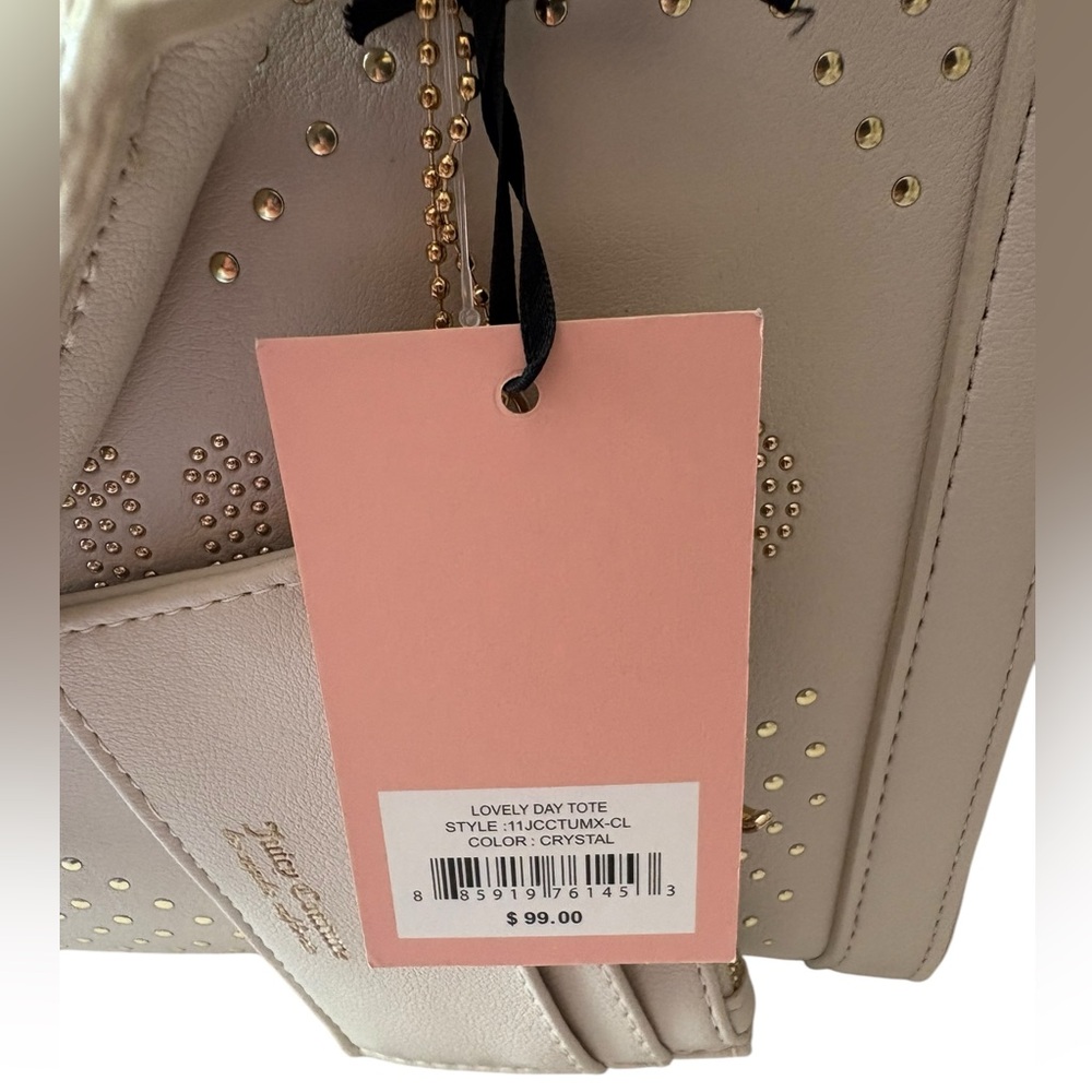 NWT Juicy Couture Lovely Day Tote with Card Holder Elegant - Picture 14 of 16